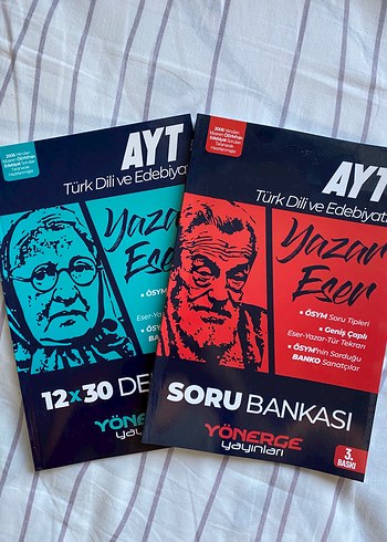 AYT Türk Dili ve Edebiyatı Soru Bankası Seti kullanilmadi