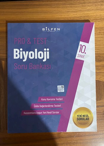 Bilfen 10. Sınıf Biyoloji Soru Bankası 2020 basim
