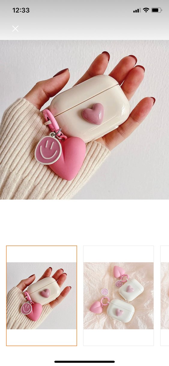 Beyaz Hello Kitty Kedi Temalı AirPods Kılıfı - Görsel 3