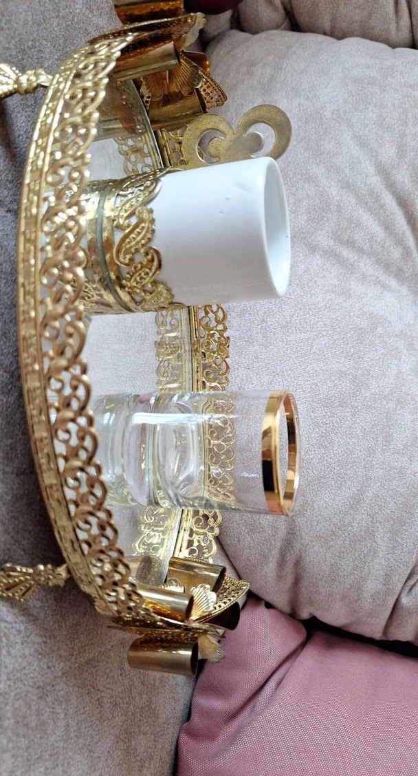 Altın Renkli Dekoratif Mumluk Seti - Görsel 2