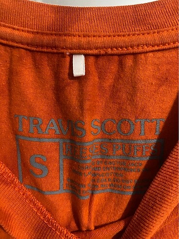s Beden turuncu Renk Travis Scott Reese's Puffs x Cactus Jack Tee