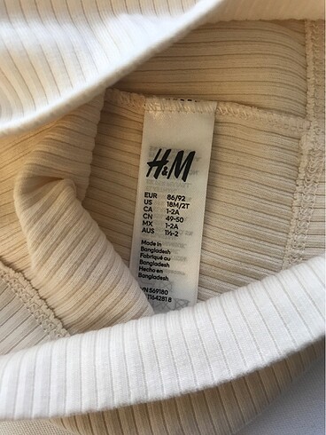 H&M Kulak Detaylı Bebek Beresi