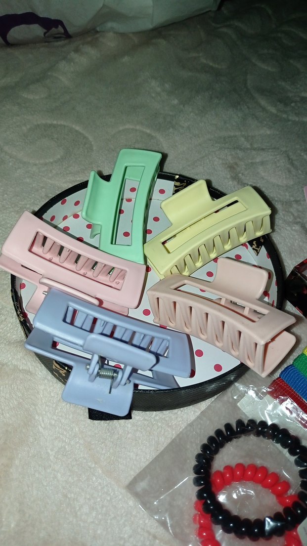 Pastel Renkli Elastik Saç Aksesuarları Seti - Görsel 2