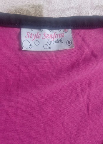 Düğmeli Pembe Hamile Tişörtü, Uzun Kollu - Görsel 2