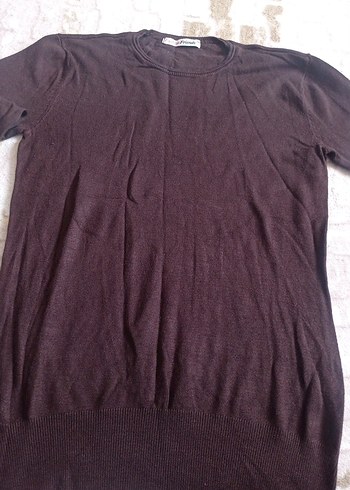 Kahverengi Kadın Triko Kazak - Görsel 3