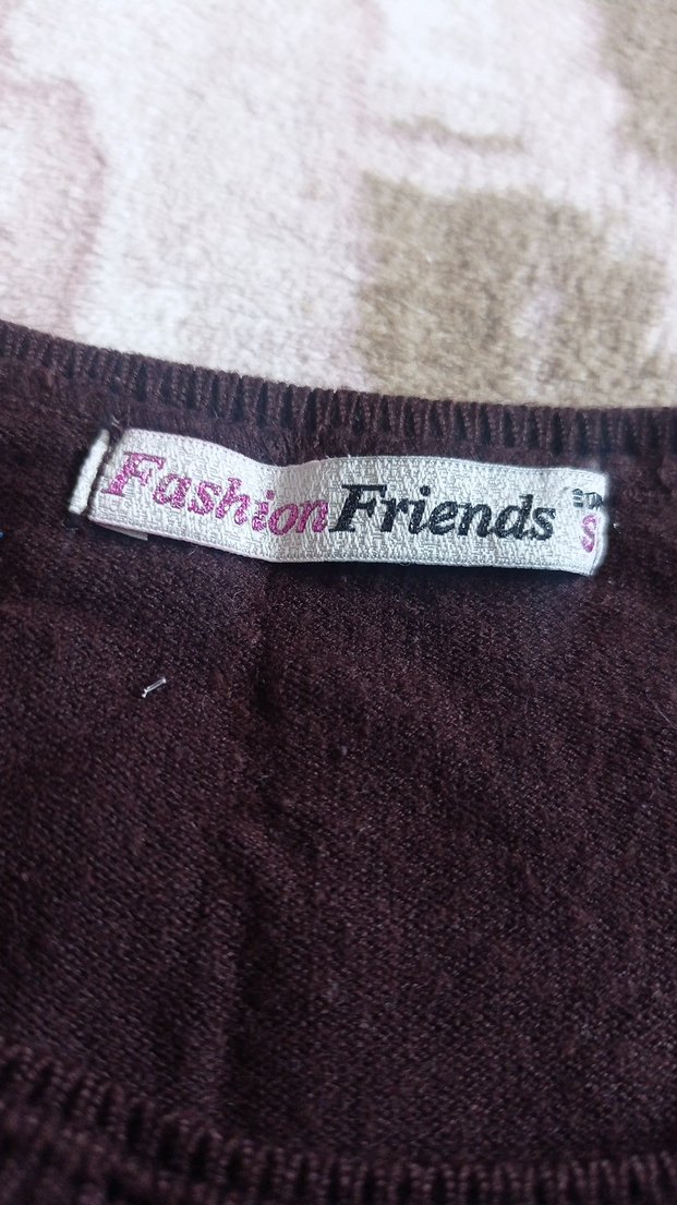 Kahverengi Kadın Triko Kazak - Görsel 4