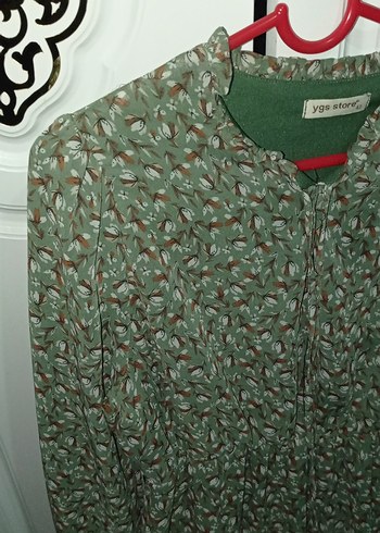 kadın şifon elbise - Görsel 4