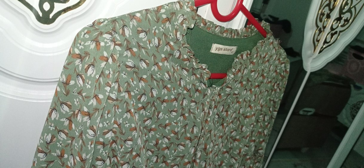 kadın şifon elbise - Görsel 3