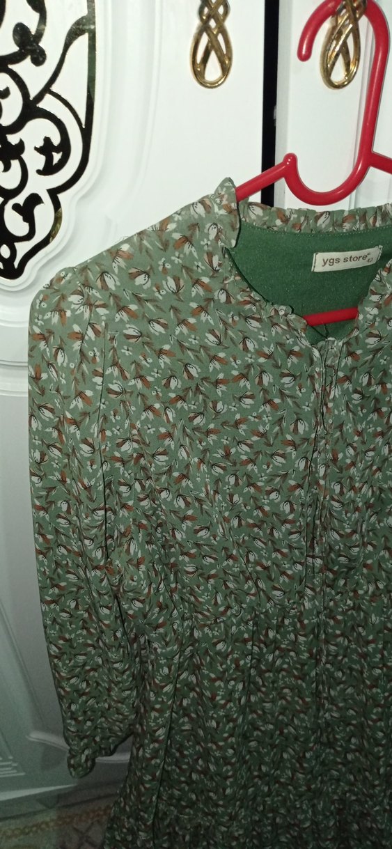 kadın şifon elbise - Görsel 4