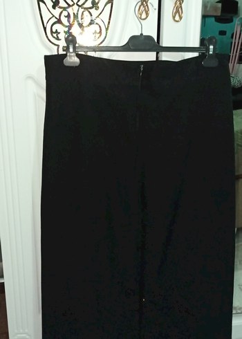 Kadın Siyah Uzun kalem etek - Görsel 4