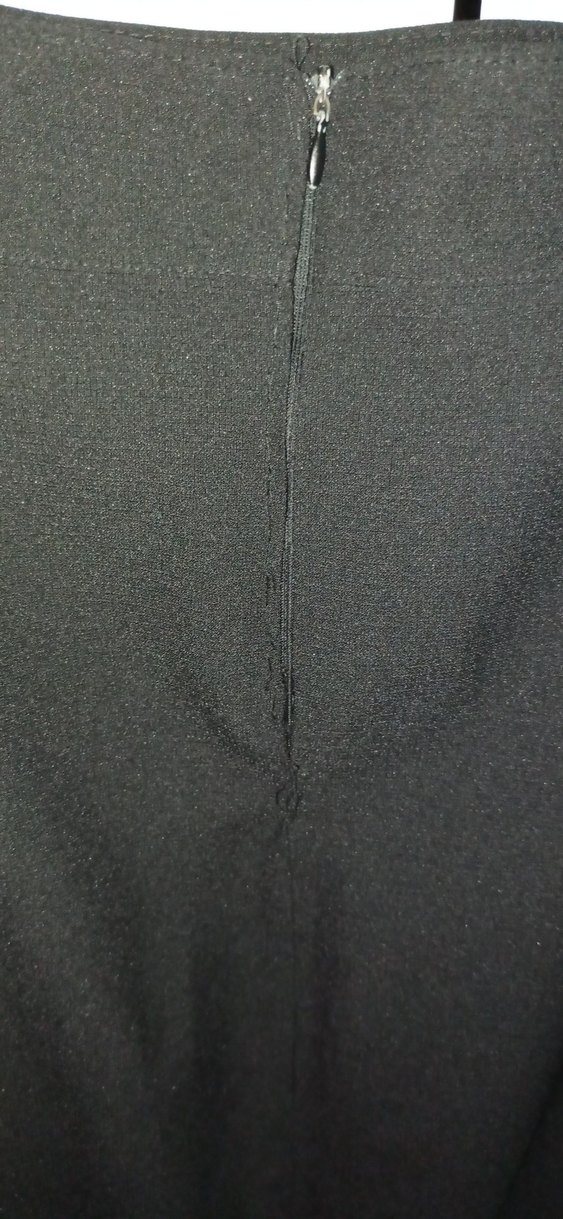 Kadın Siyah Uzun kalem etek - Görsel 5