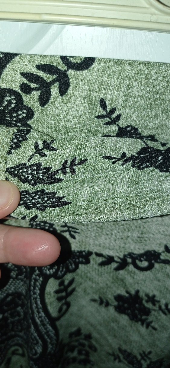 Yeşil Desenli Uzun Bohem Etek - Görsel 5