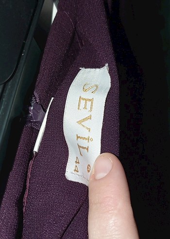 mor Uzun Drapeli Kadın Etek - Görsel 5