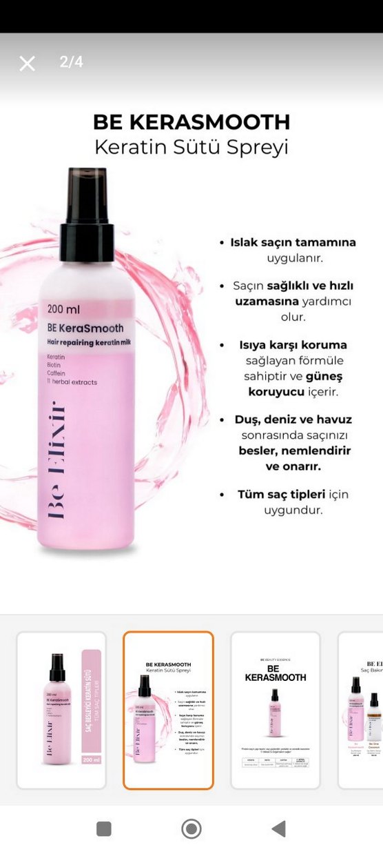 Saç Bakım Yağı 30 ml ve   200 ml ikisi birlikte satılmaktadır - Görsel 2