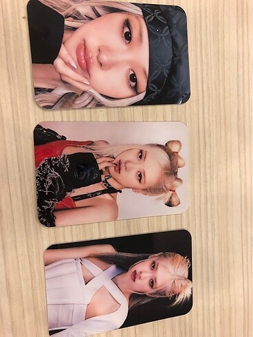 Rose Blackpink Born Pınk Photocards