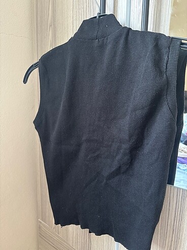 Diğer Büzgülü siyah crop