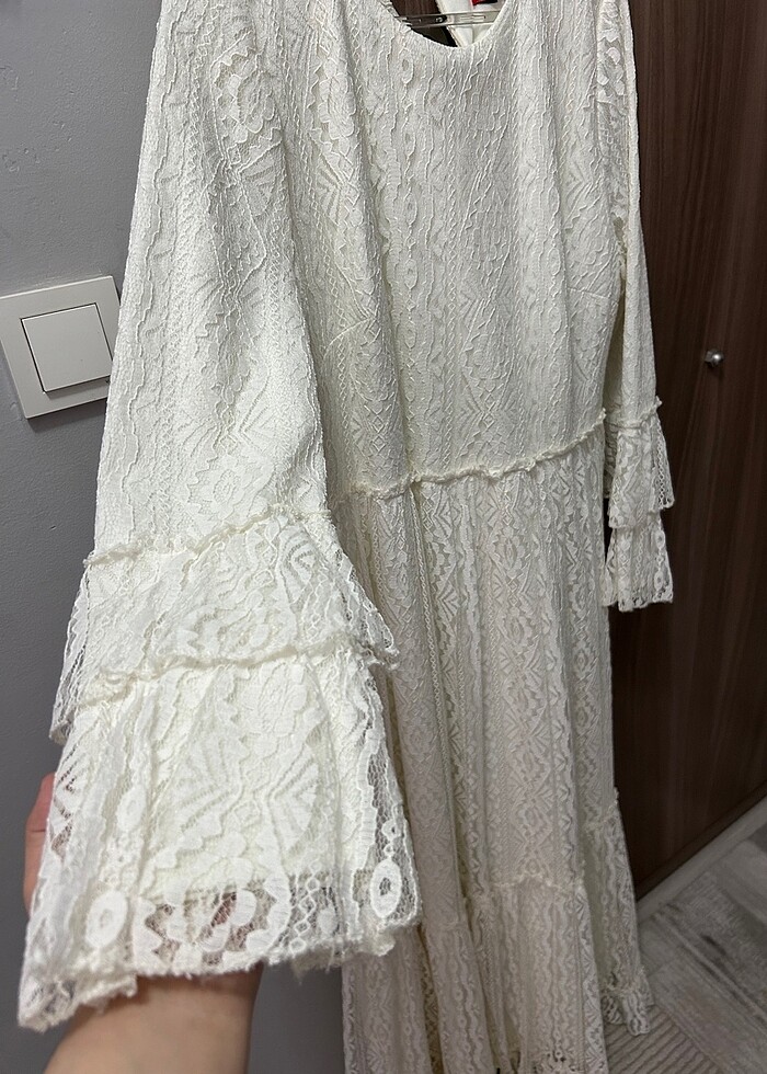 Dantelli Nikah elbisesi - Görsel 3