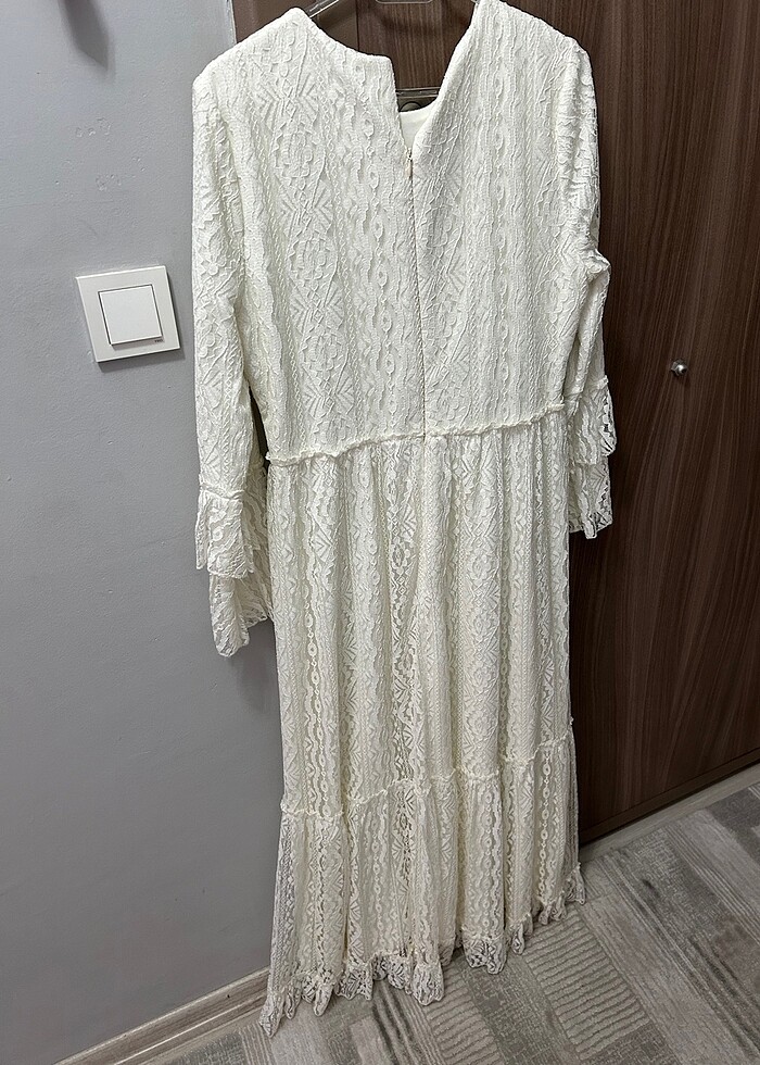 Dantelli Nikah elbisesi - Görsel 2