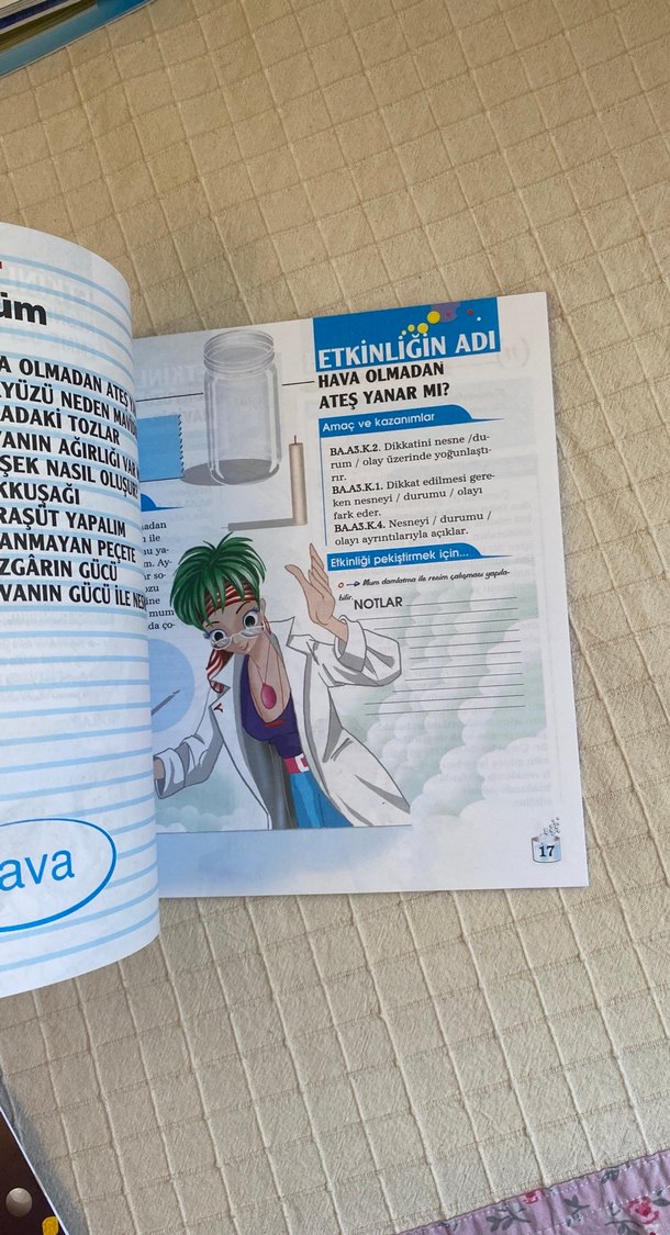 Okul Öncesi Bilimsel Fen Deneyleri Kitabı - Görsel 5