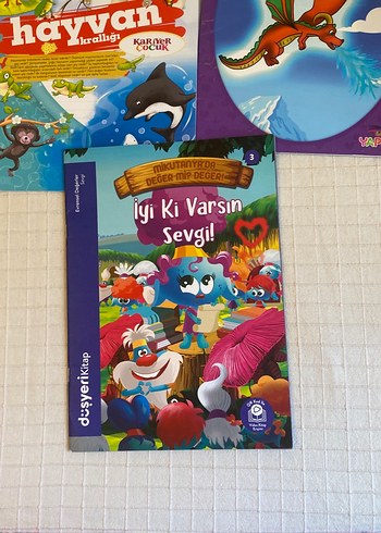 Çocuk Kitapları Seti: Hayvanlar, Ejderha, Sevgi - Görsel 3