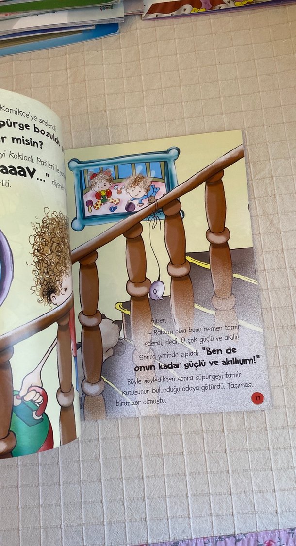 Alper - Babam Kadar Güçlü müyüm? Çocuk Kitabı - Görsel 3
