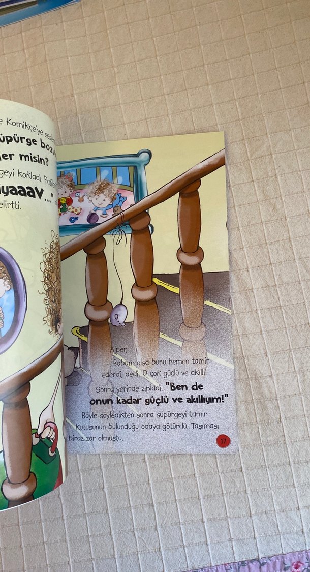 Alper - Babam Kadar Güçlü müyüm? Çocuk Kitabı - Görsel 5