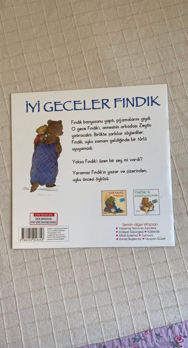İyi Geceler Fındık Çocuk Kitabı - Görsel 2