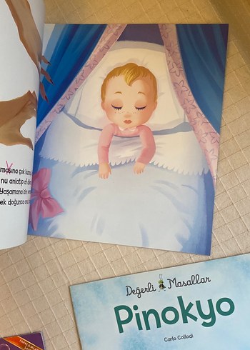 Değerli Masallar Pinokyo ve Rapunzel Seti - Görsel 6