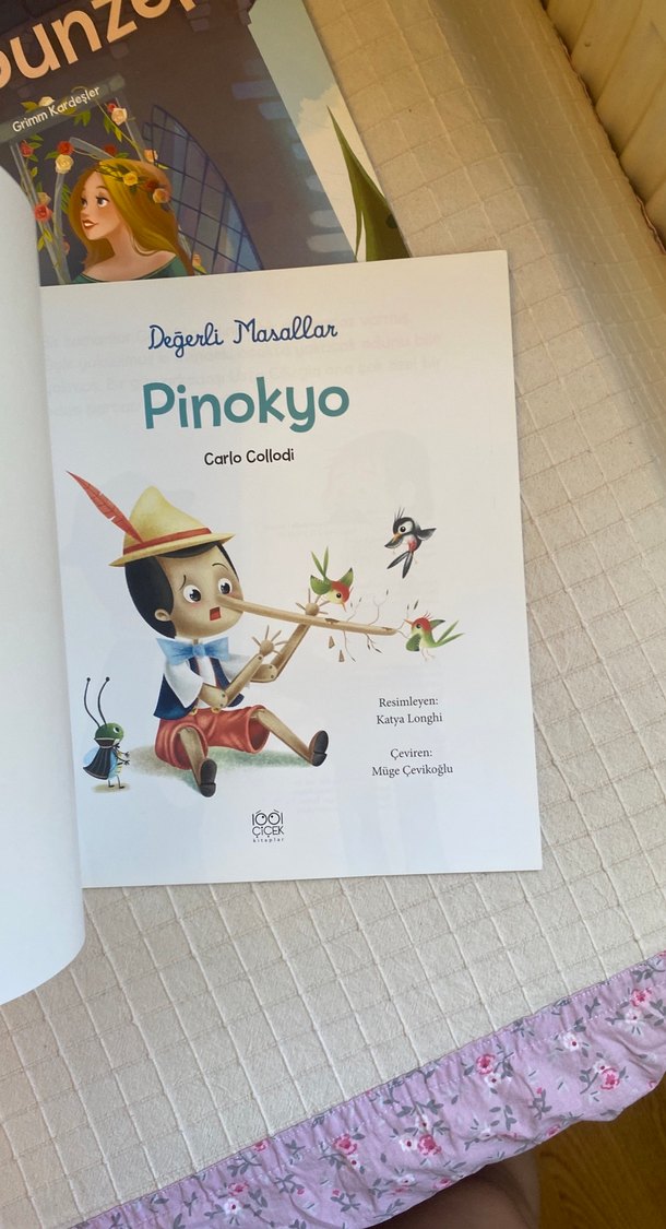 Değerli Masallar Pinokyo ve Rapunzel Seti - Görsel 4