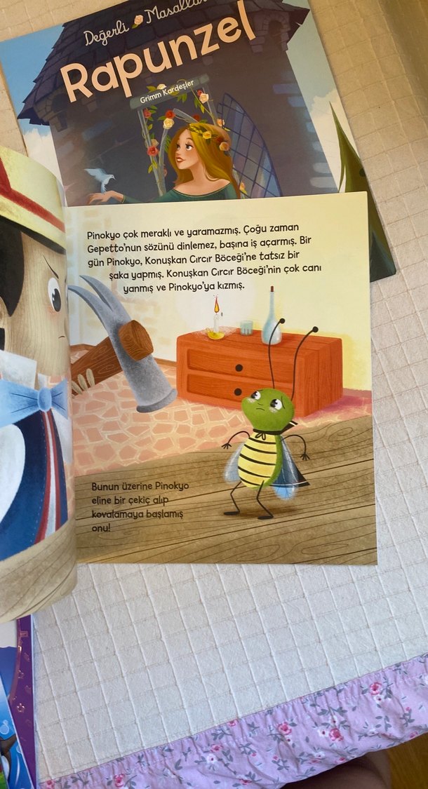 Değerli Masallar Pinokyo ve Rapunzel Seti - Görsel 5