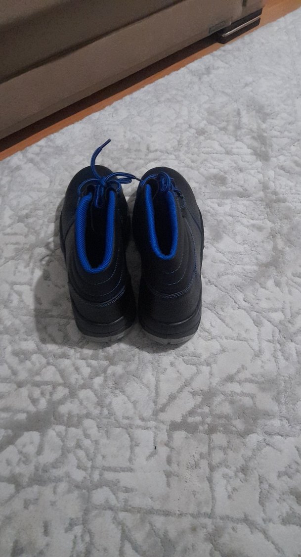 Erkek Mavi Minimalist Bağcıklı Bot - Görsel 2