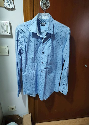 Düğmeli Uzun Kollu Erkek Gömlek L beden - Görsel 4