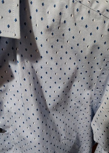 Düğmeli Uzun Kollu Erkek Gömlek L beden - Görsel 6