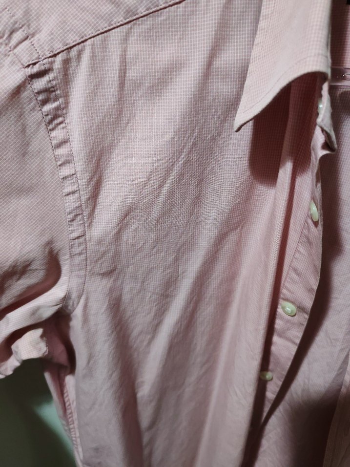 L beden erkek kısa kol gömlek - Görsel 4