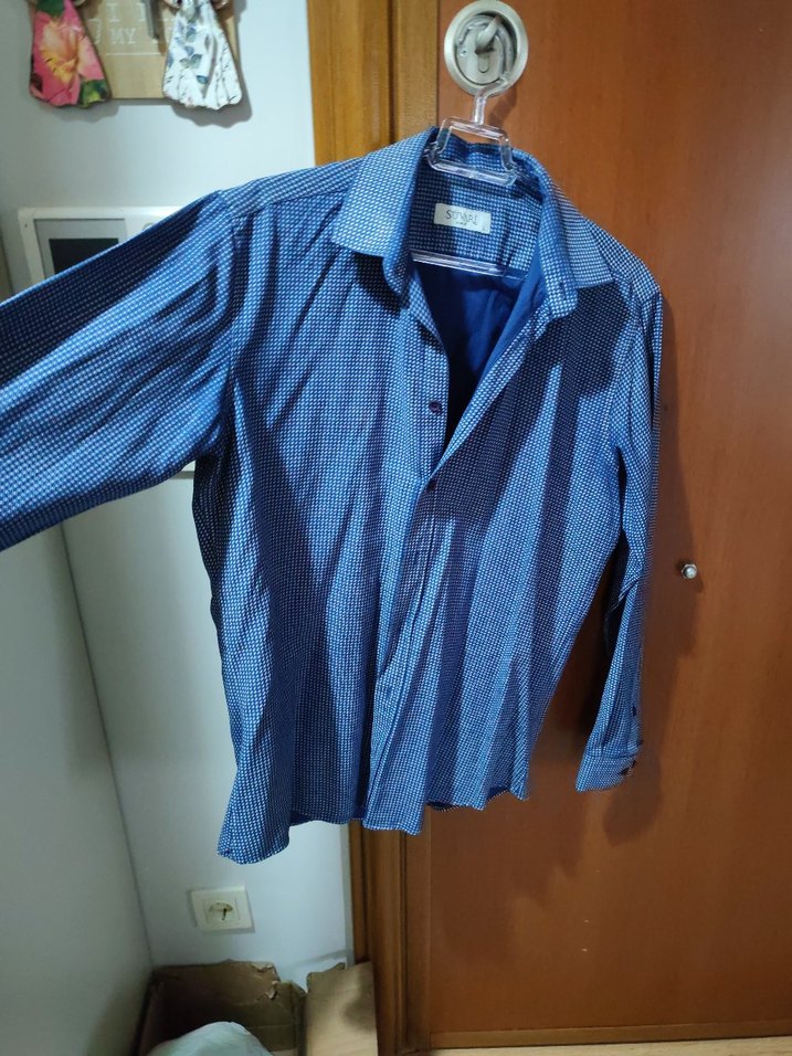 Süvari marka L beden erkek gömlek - Görsel 3