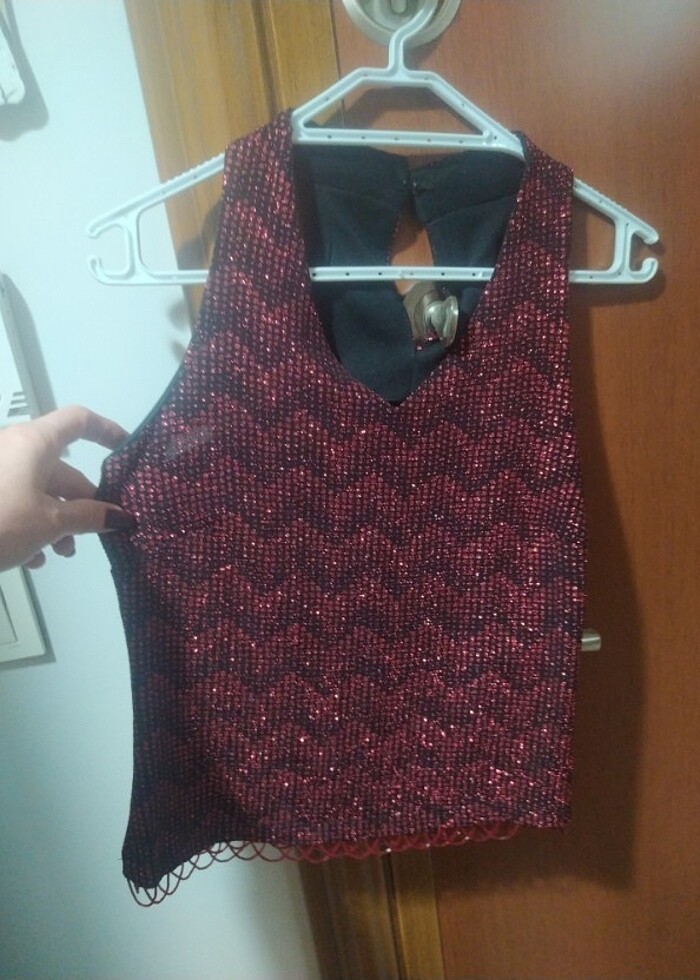 Abiye 2 beden s_m uyumlu şık bluz A - Görsel 2