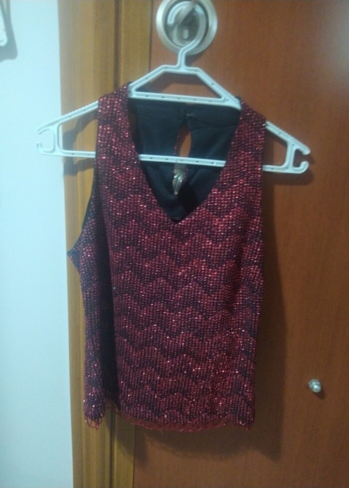 Abiye 2 beden s_m uyumlu şık bluz A - Görsel 3