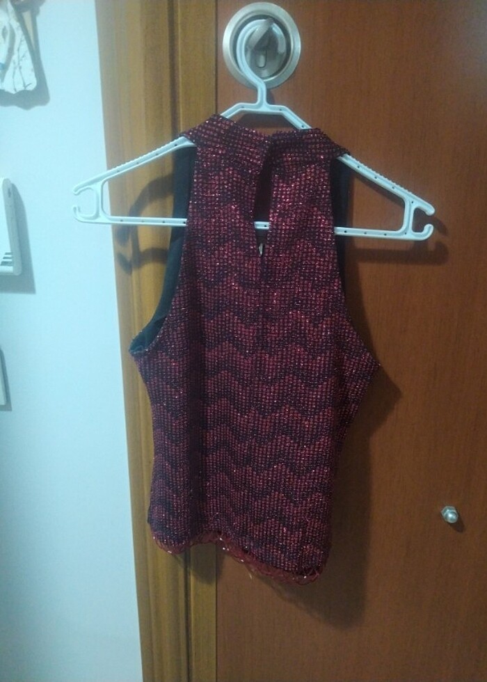 Abiye 2 beden s_m uyumlu şık bluz A - Görsel 4