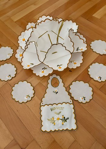 Budapeşteden alındı ekmeklik ve bardak veya fincan altlığı - Görsel 7
