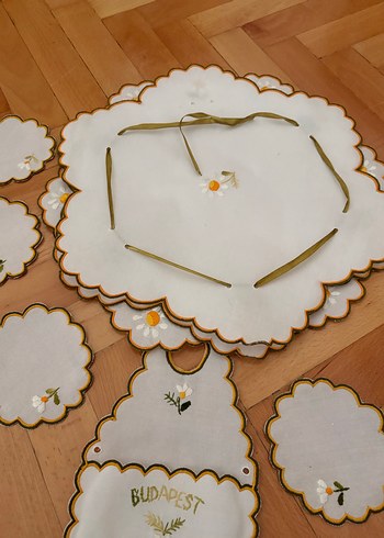 Budapeşteden alındı ekmeklik ve bardak veya fincan altlığı - Görsel 9