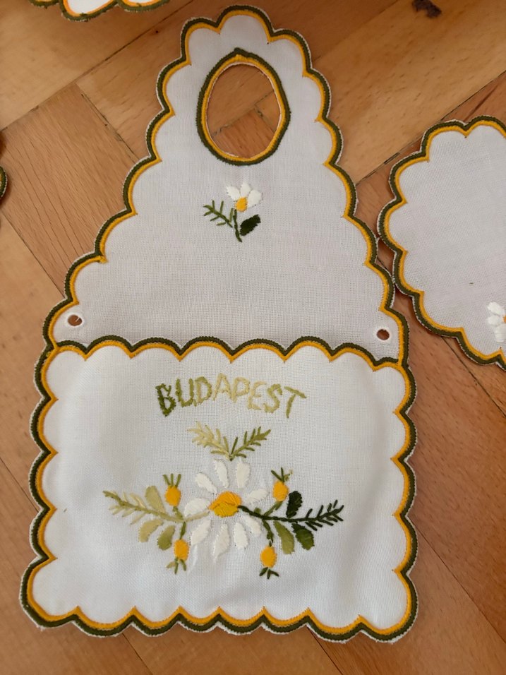 Budapeşteden alındı ekmeklik ve bardak veya fincan altlığı - Görsel 3