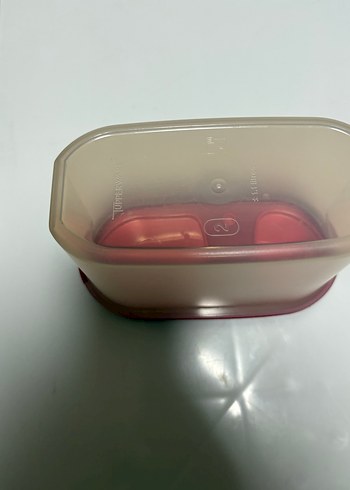 Pembe Kapaklı Plastik Saklama Kabı TapperWare marka - Görsel 3
