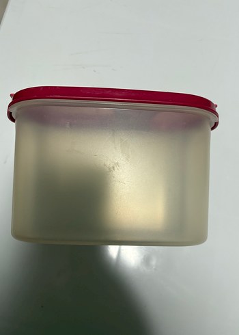 Pembe Kapaklı Plastik Saklama Kabı TapperWare marka - Görsel 2