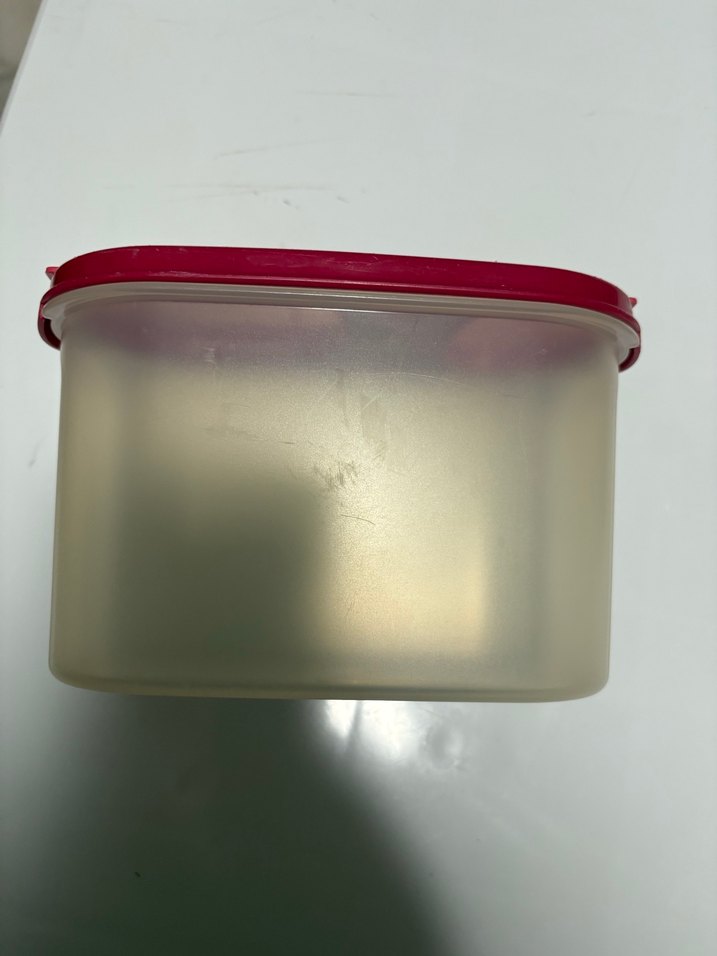 Pembe Kapaklı Plastik Saklama Kabı TapperWare marka - Görsel 2