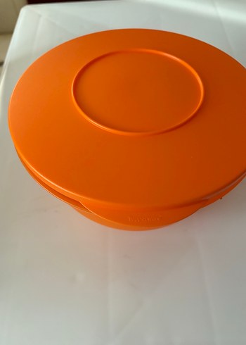 Turuncu Plastik Saklama Kabı TupperWare 2,5 litrelik - Görsel 2