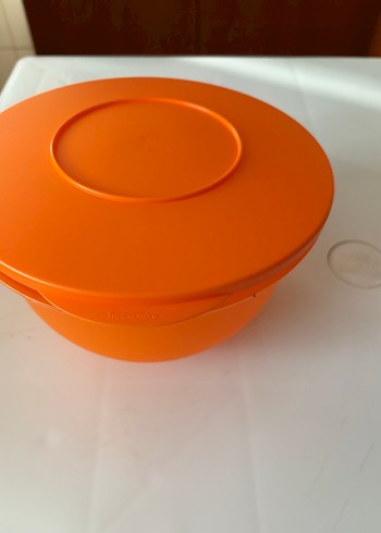 Turuncu Plastik Saklama Kabı TupperWare 2,5 litrelik - Görsel 3