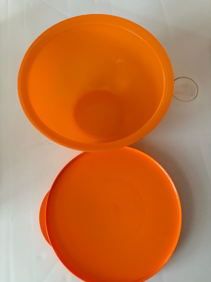 Turuncu Plastik Saklama Kabı TupperWare 2,5 litrelik - Görsel 4