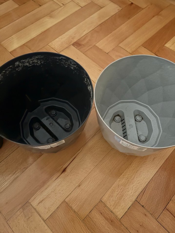 Gri Saksı Seti - 3 Farklı Model - Görsel 4