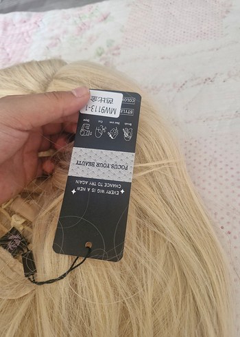 Beden sarı Renk Sarı peruk