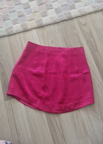 Parlak Pembe Mini Saten Etek